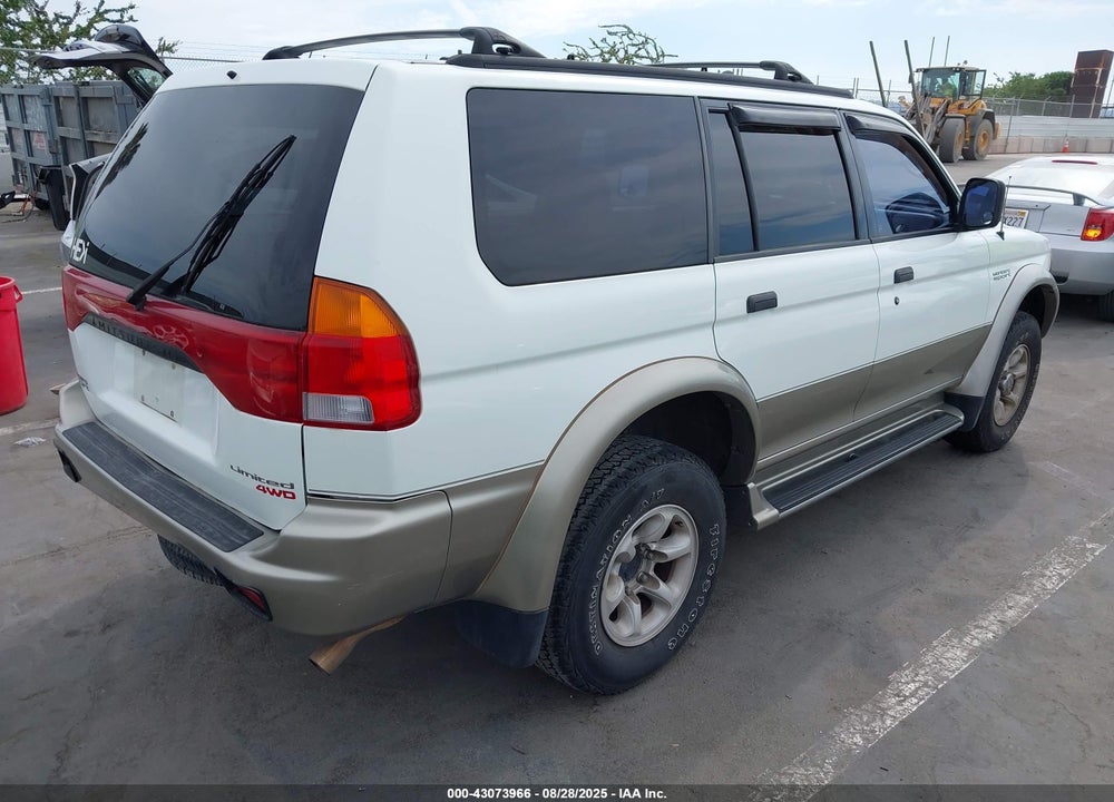 1999 MITSUBISHI MONTERO SPORT LTD VIN: JA4MT41R3XP025483