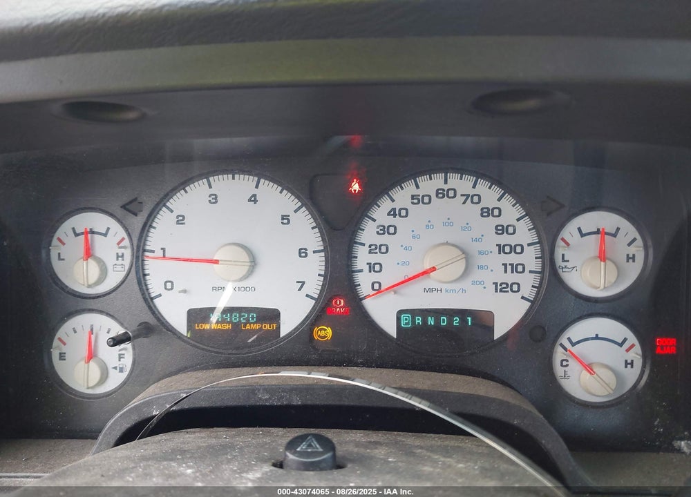 2005 DODGE RAM 1500 SLT/LARAMIE VIN: 1D7HU18D45S344503