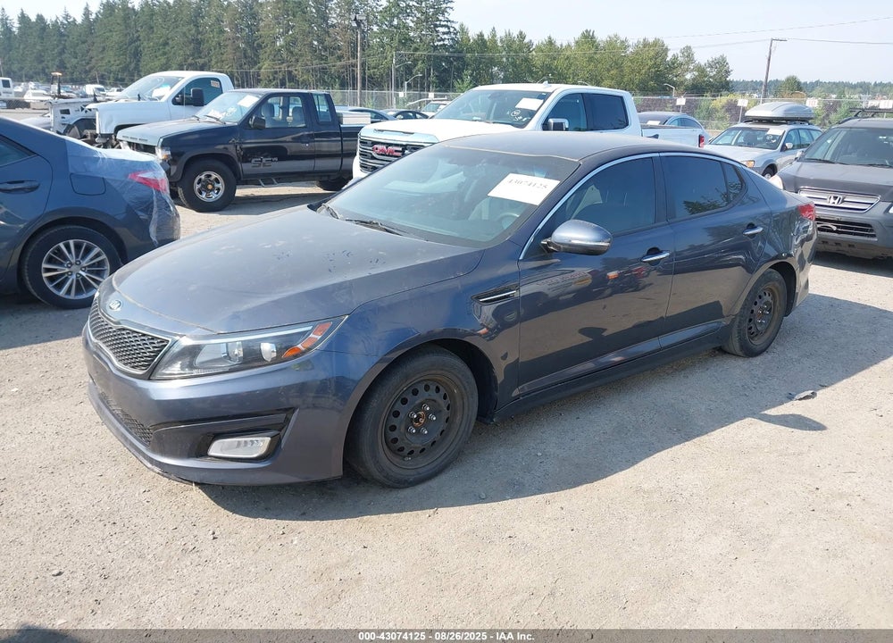 2015 KIA OPTIMA VIN: KNAGM4A72F5590331