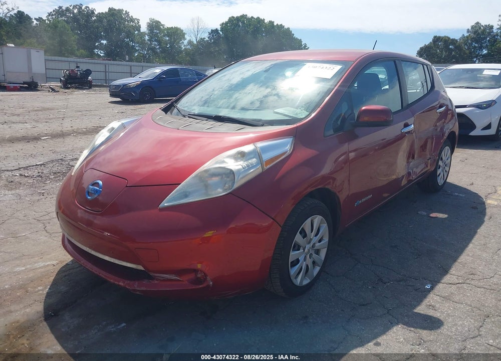 2015 NISSAN LEAF S VIN: 1N4AZ0CP7FC311117