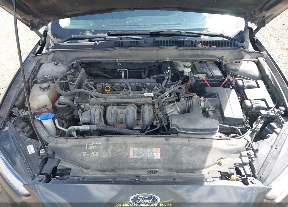 2016 FORD FUSION VIN: 3FA6P0H72GR334182