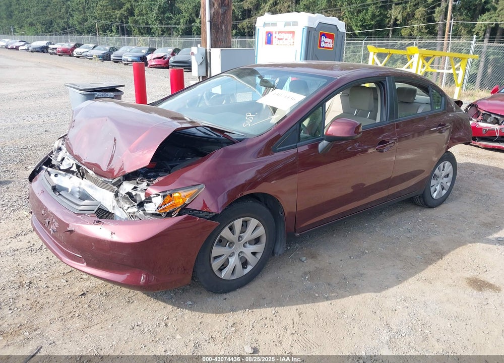 2012 HONDA CIVIC VIN: JHMFB2F55CS001235