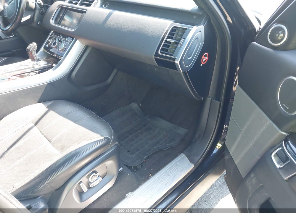 2016 LAND ROVER RANGE ROVER SPORT VIN: SALWR2PF5GA118757