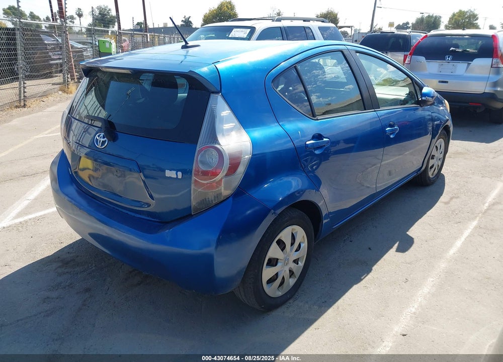 2012 TOYOTA PRIUS C VIN: JTDKDTB30C1504830