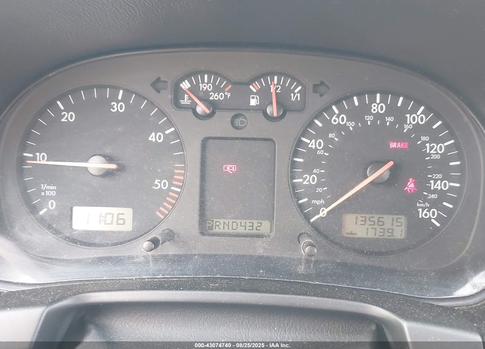 2005 VOLKSWAGEN GOLF GLS TDI VIN: 9BWGR61J754011999