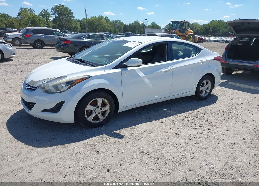2015 HYUNDAI ELANTRA SE VIN: 5NPDH4AEXFH564701