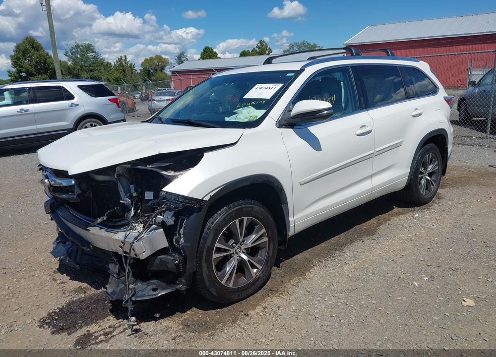 2016 TOYOTA HIGHLANDER VIN: 5TDJKRFHXGS312480