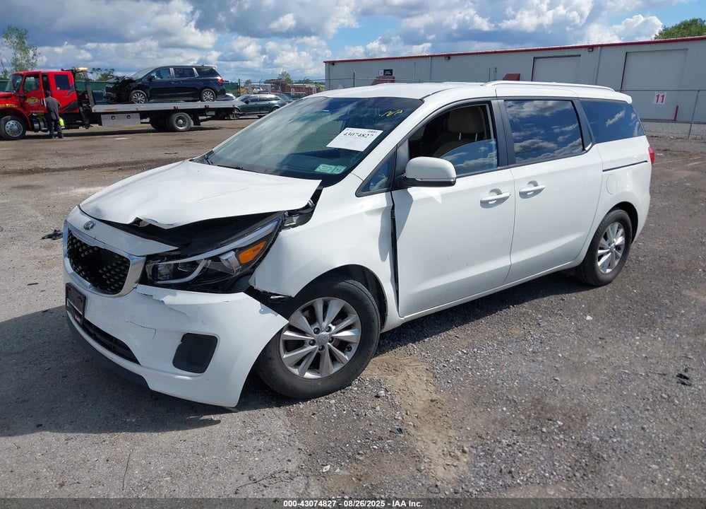 2016 KIA SEDONA LX VIN: KNDMB5C16G6190021
