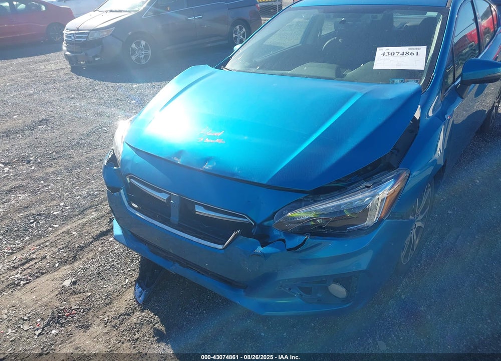 2017 SUBARU IMPREZA VIN: 4S3GKAT63H3600665