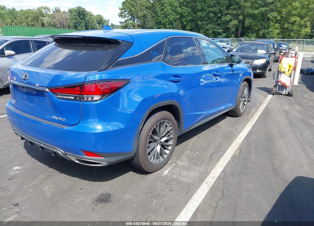 2022 LEXUS RX 350 F SPORT HANDLING VIN: 2T2YZMDA2NC348569