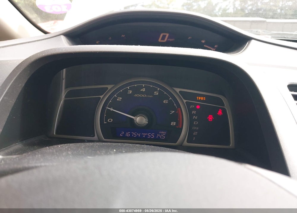 2009 HONDA CIVIC LX VIN: 2HGFA16559H300725
