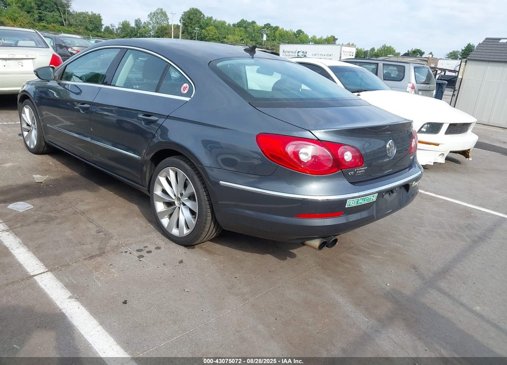 2012 VOLKSWAGEN CC LUX LIMITED VIN: WVWHN7AN1CE509206