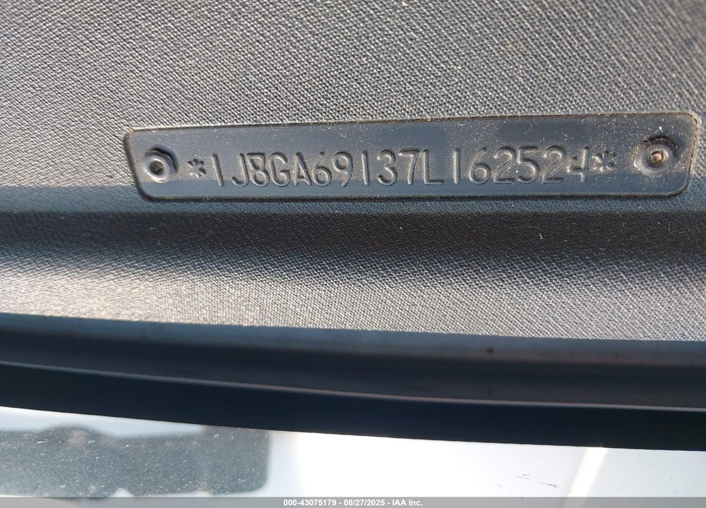2007 JEEP WRANGLER UNLIMITED RUBICON VIN: 1J8GA69137L162524
