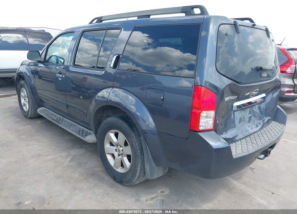 2011 NISSAN PATHFINDER VIN: 5N1AR1NN9BC620847