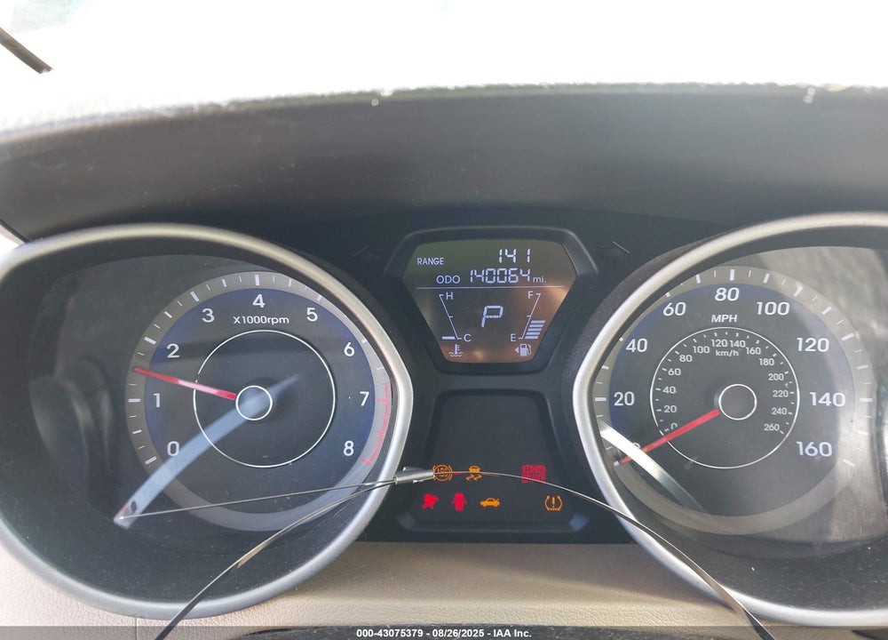 2013 HYUNDAI ELANTRA GLS VIN: KMHDH4AE6DU838927
