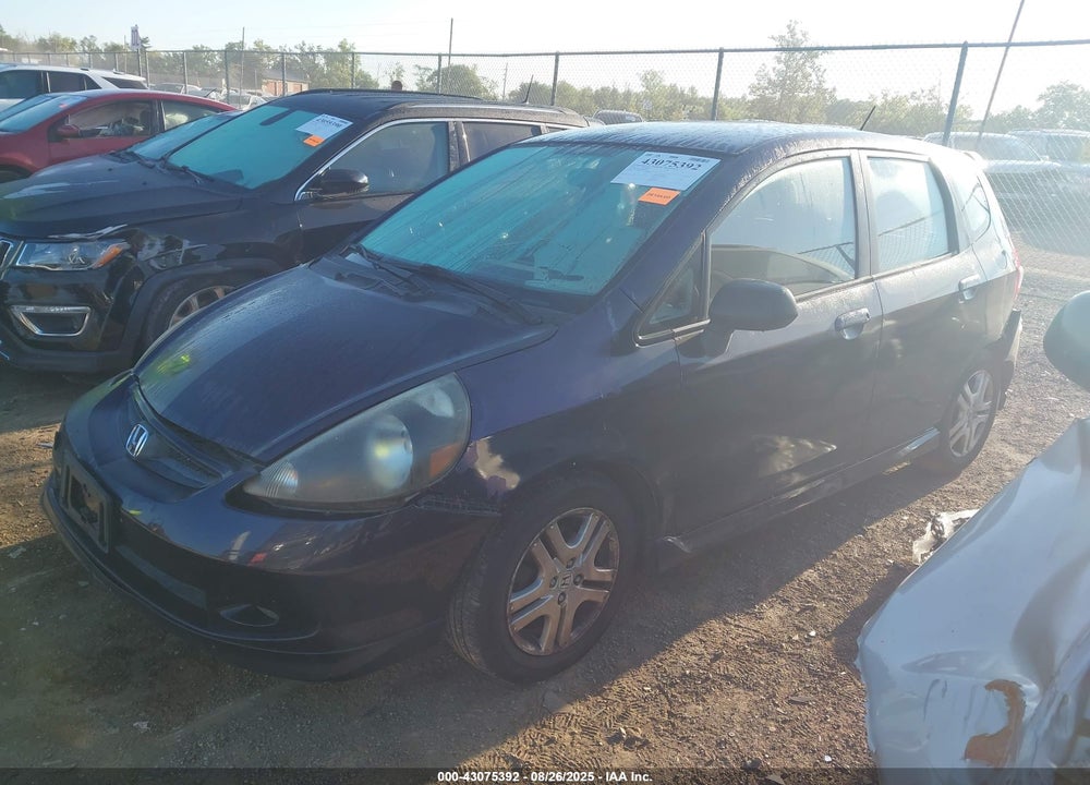 2008 HONDA FIT SPORT VIN: JHMGD38658S058407