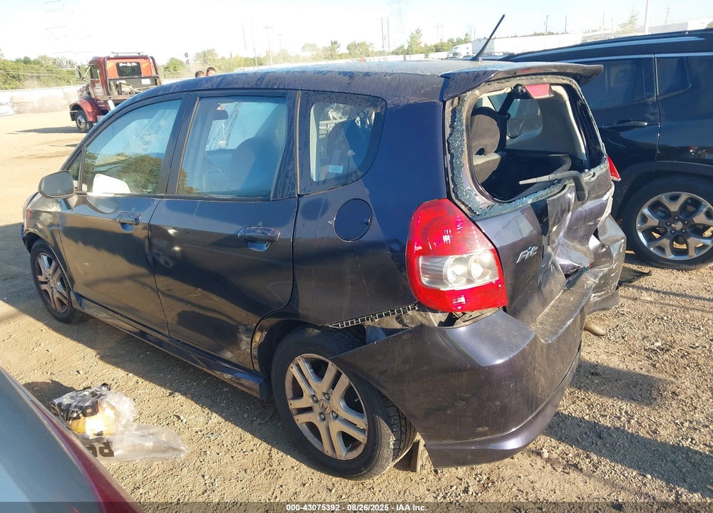 2008 HONDA FIT SPORT VIN: JHMGD38658S058407