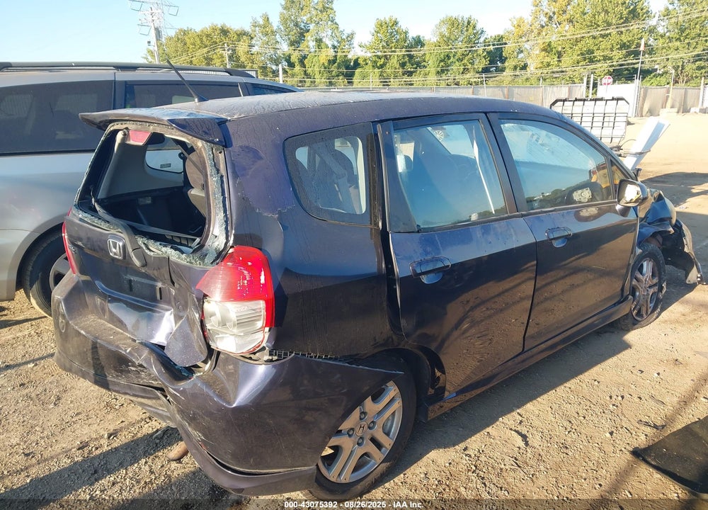 2008 HONDA FIT SPORT VIN: JHMGD38658S058407