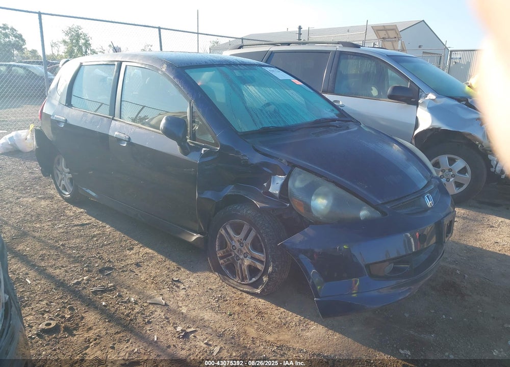 2008 HONDA FIT SPORT VIN: JHMGD38658S058407