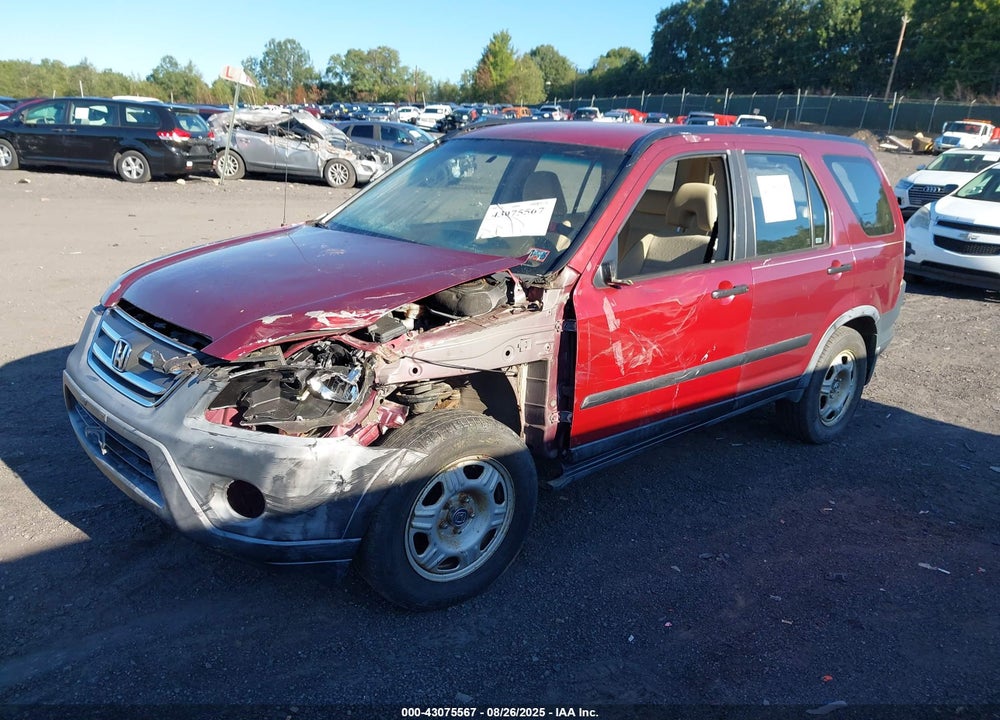2005 HONDA CR-V LX VIN: JHLRD78505C052550