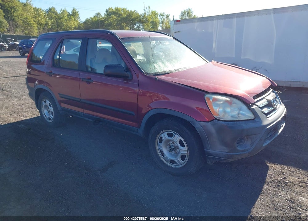 2005 HONDA CR-V LX VIN: JHLRD78505C052550