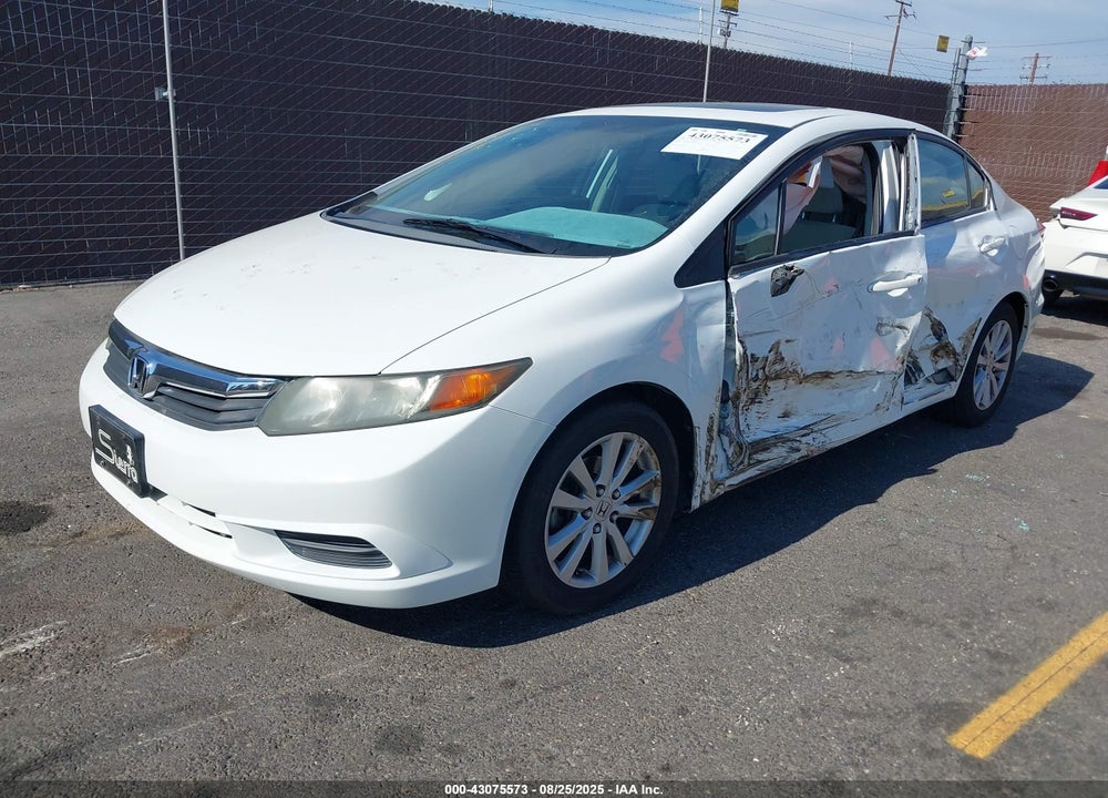 2012 HONDA CIVIC VIN: 19XFB2F88CE382481
