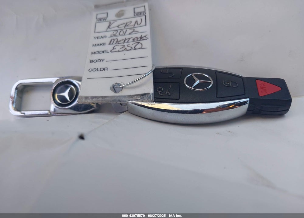 2012 MERCEDES-BENZ E-CLASS VIN: WDDHF8JB5CA650527