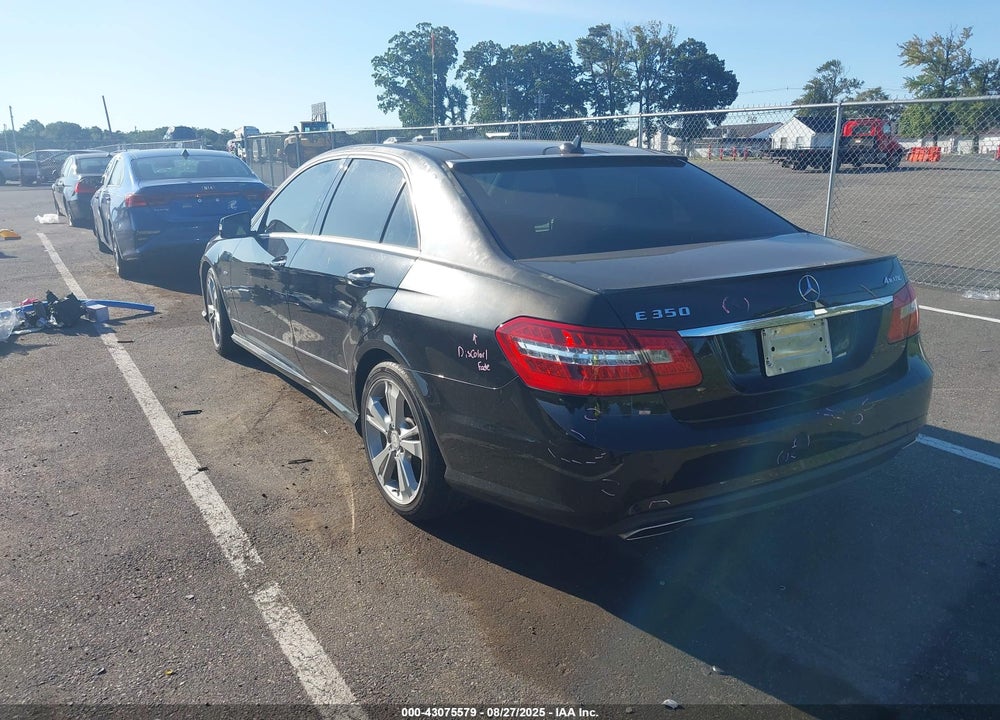 2012 MERCEDES-BENZ E-CLASS VIN: WDDHF8JB5CA650527