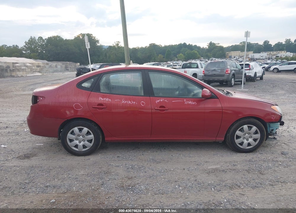 2008 HYUNDAI ELANTRA GLS/SE VIN: KMHDU46D78U454172