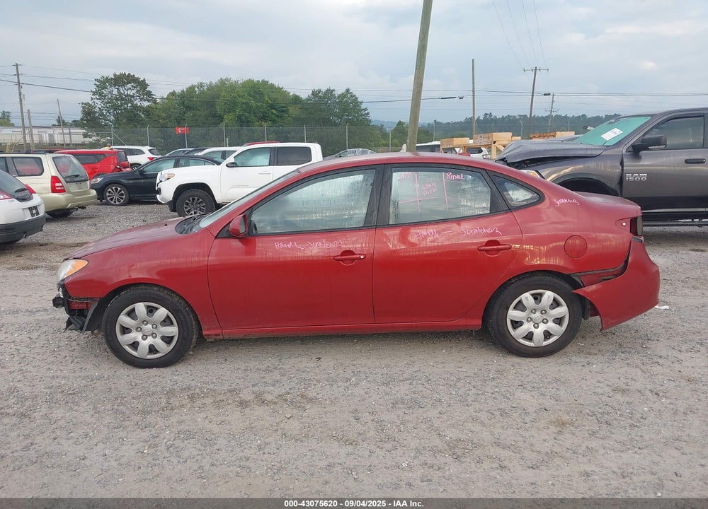 2008 HYUNDAI ELANTRA GLS/SE VIN: KMHDU46D78U454172