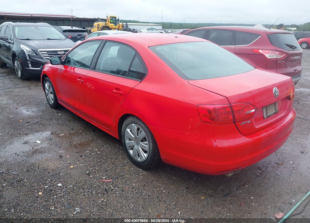2012 VOLKSWAGEN JETTA VIN: 3VW2K7AJ1CM396523