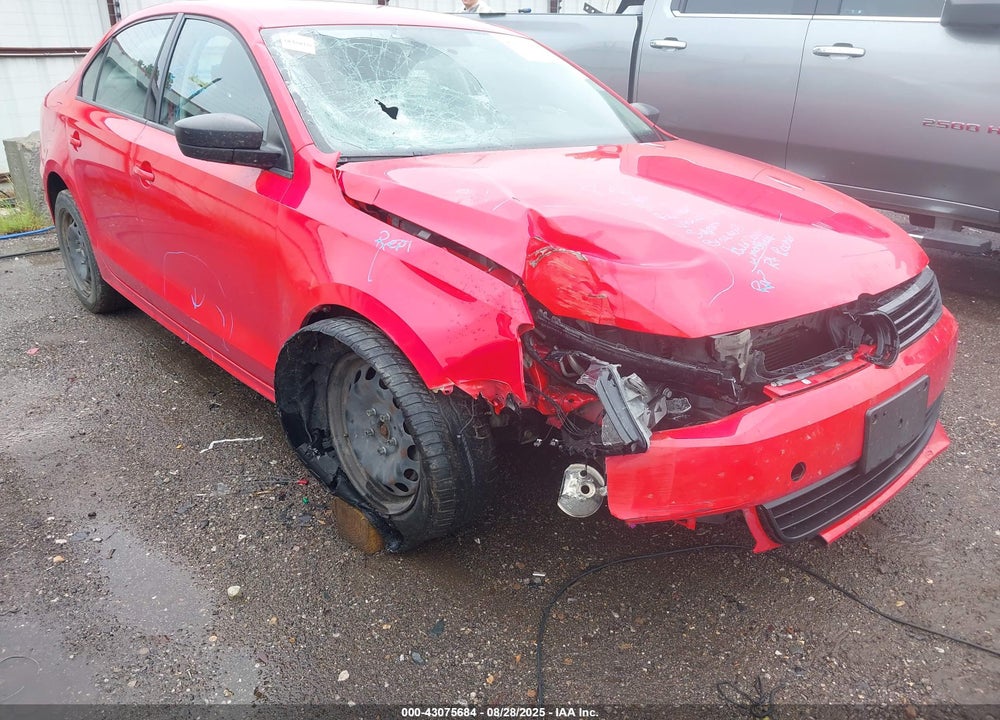 2012 VOLKSWAGEN JETTA VIN: 3VW2K7AJ1CM396523