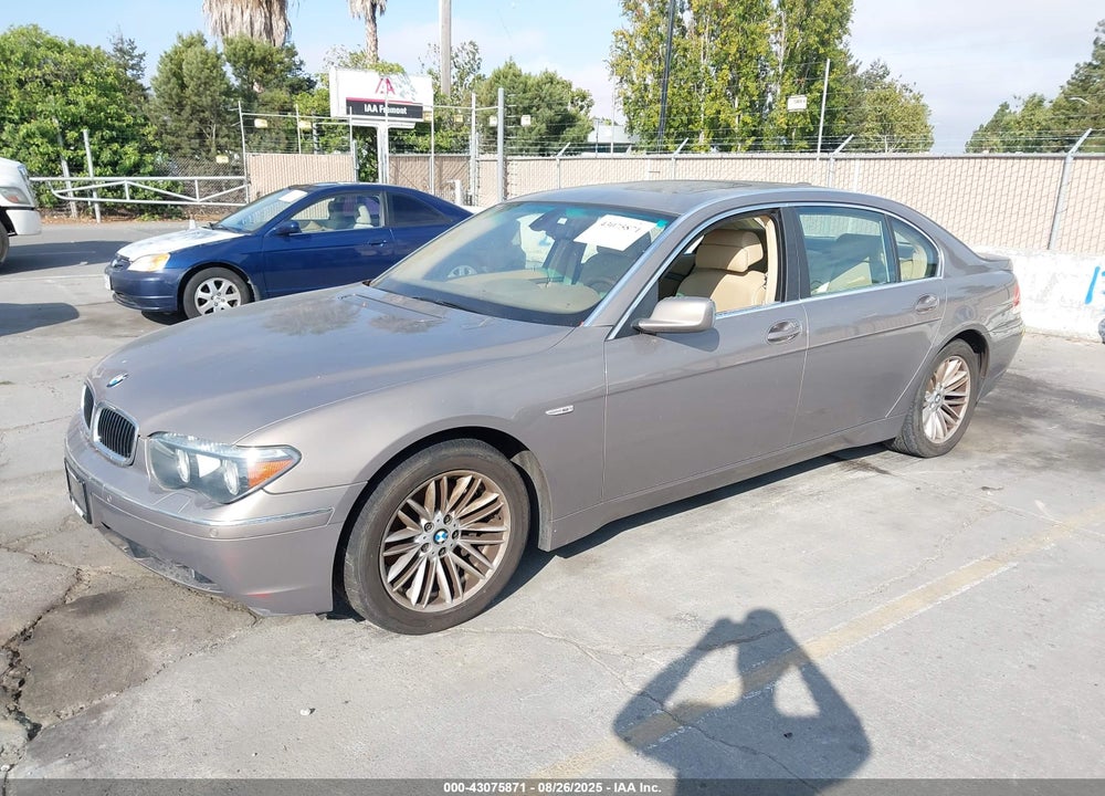 2004 BMW 745LI VIN: WBAGN63554DS52347