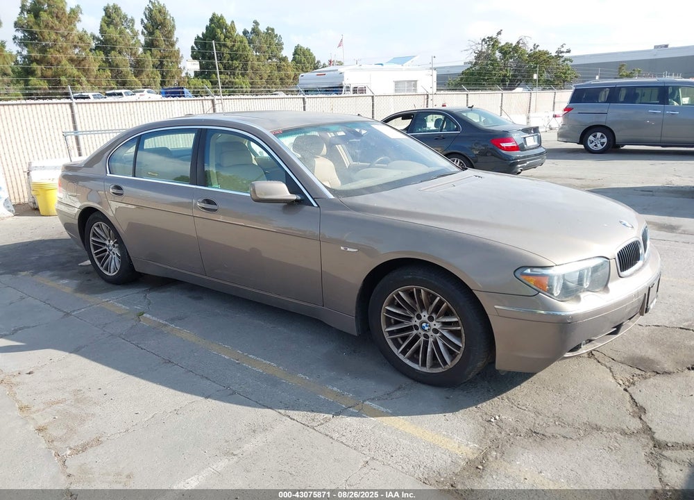 2004 BMW 745LI VIN: WBAGN63554DS52347