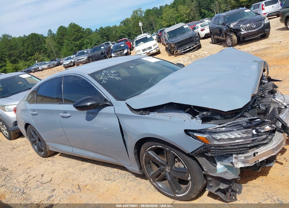 2022 HONDA ACCORD SPORT VIN: 1HGCV1F38NA092421