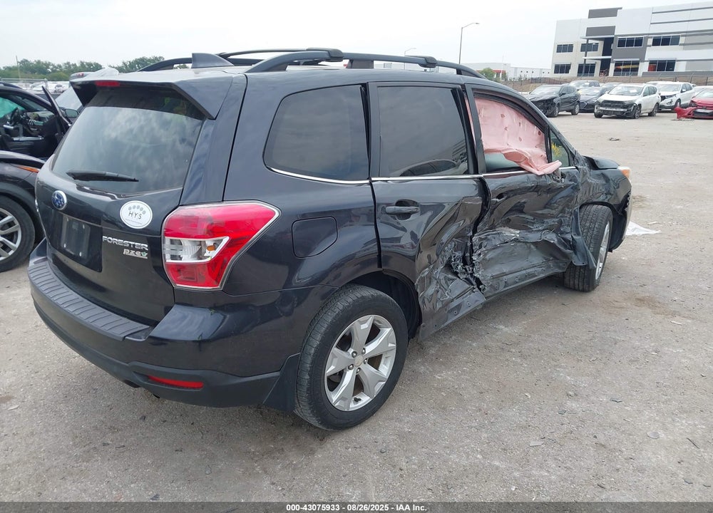 2016 SUBARU FORESTER VIN: JF2SJAHC5GH497084