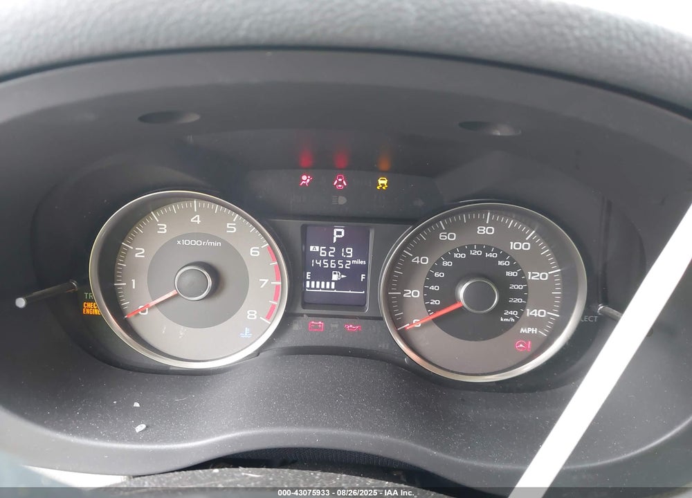 2016 SUBARU FORESTER VIN: JF2SJAHC5GH497084