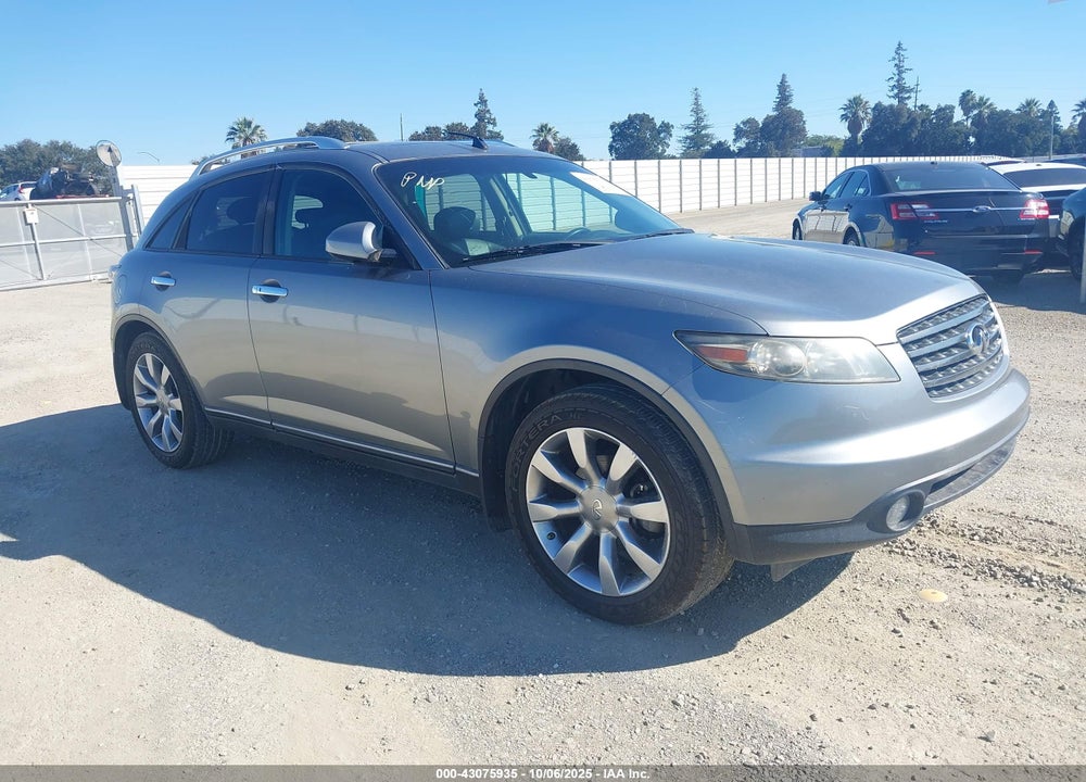 2005 INFINITI FX45 VIN: JNRBS08W35X400032