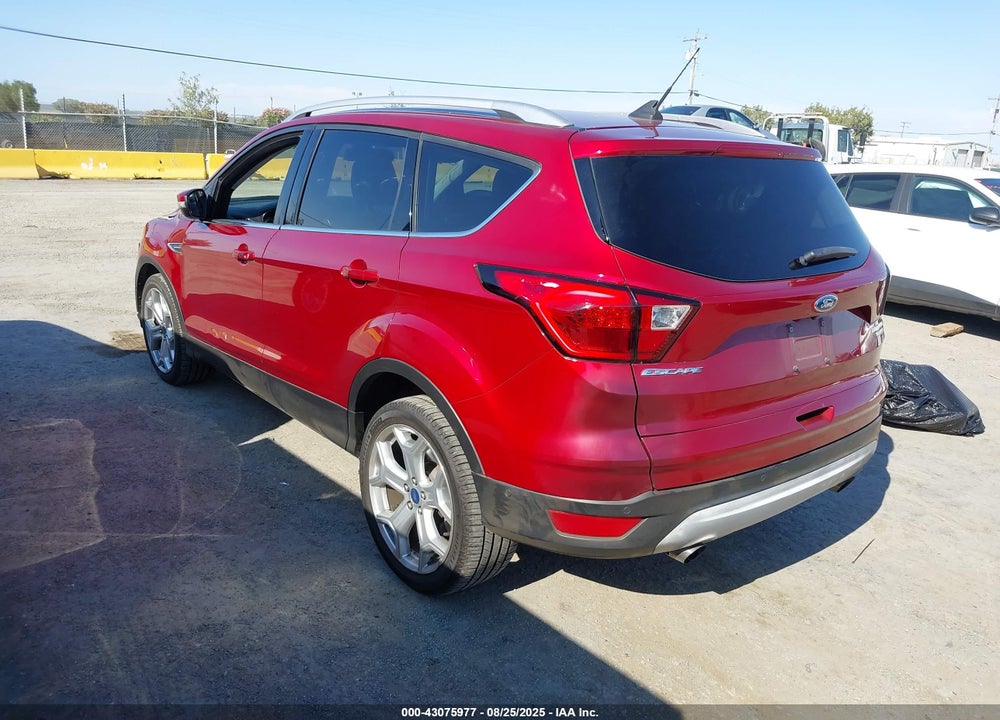 2019 FORD ESCAPE VIN: 1FMCU9J95KUB83129