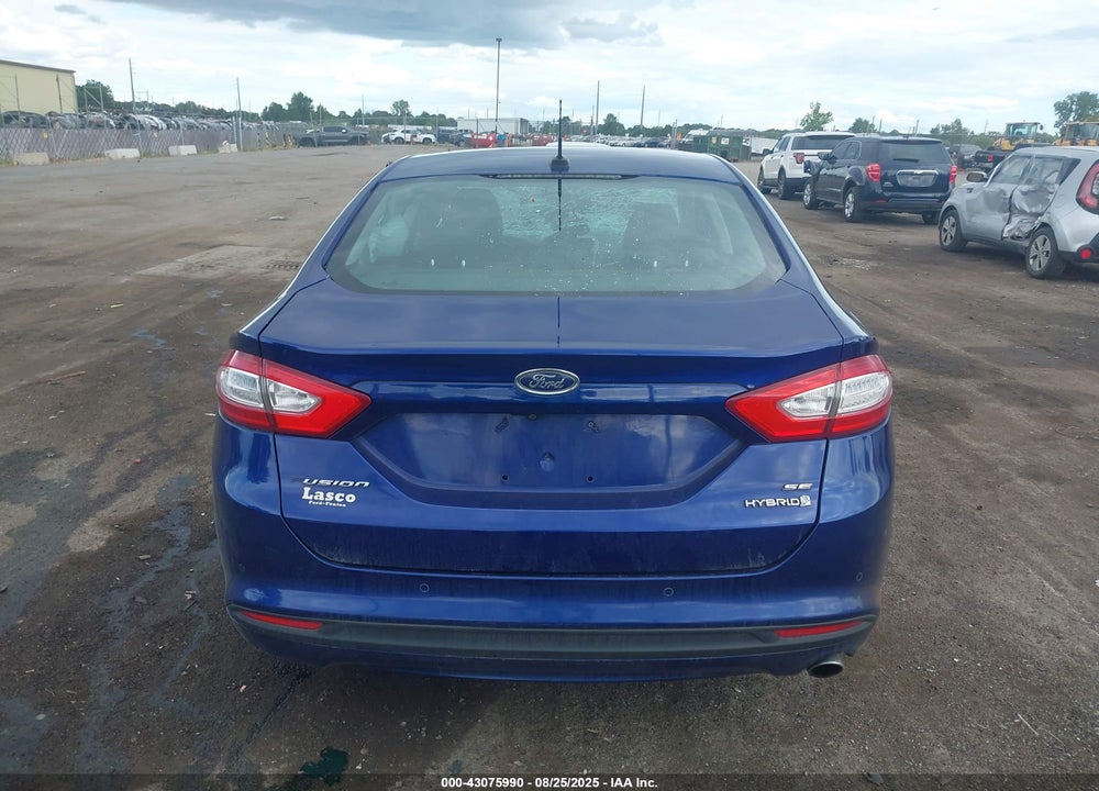 2013 FORD FUSION VIN: 3FA6P0LU8DR229316