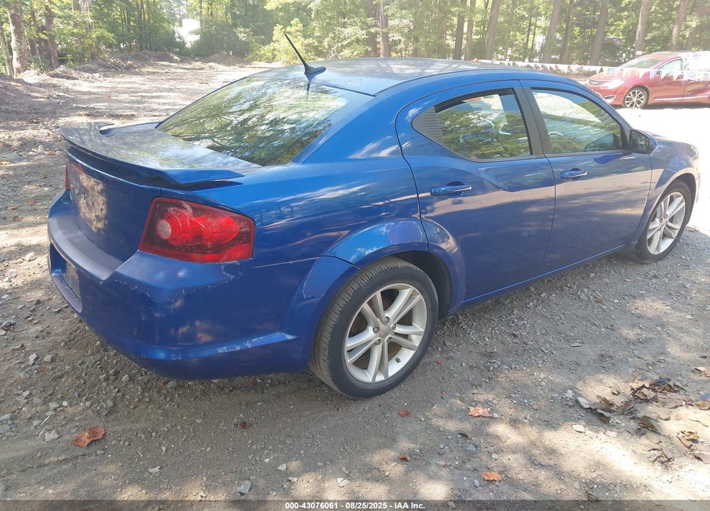2012 DODGE AVENGER VIN: 1C3CDZEG0CN148592
