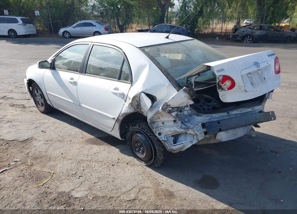 2003 TOYOTA COROLLA LE VIN: JTDBR32E430042507