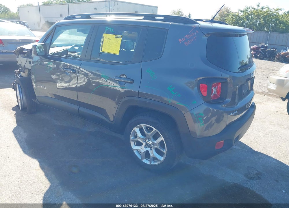 2016 JEEP RENEGADE VIN: ZACCJBBT7GPE15169