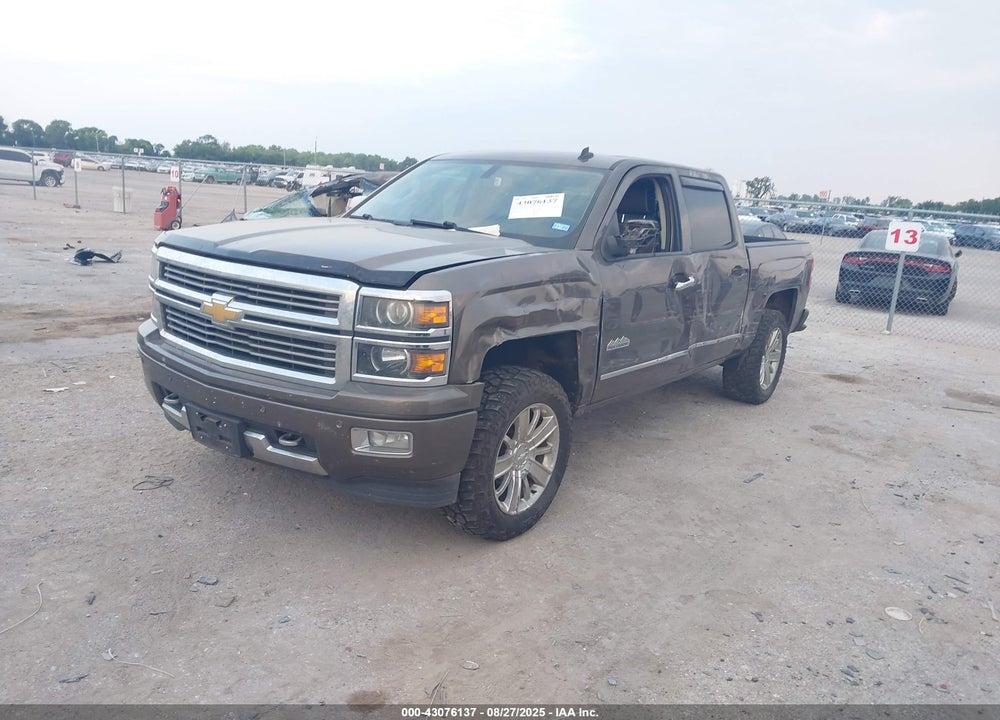 2014 CHEVROLET SILVERADO 1500 HIGH COUNTRY VIN: 3GCUKTEC2EG289465