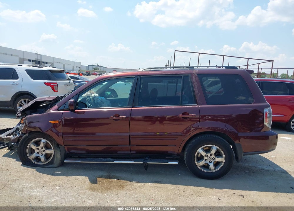 2008 HONDA PILOT EX-L VIN: 5FNYF18748B045366