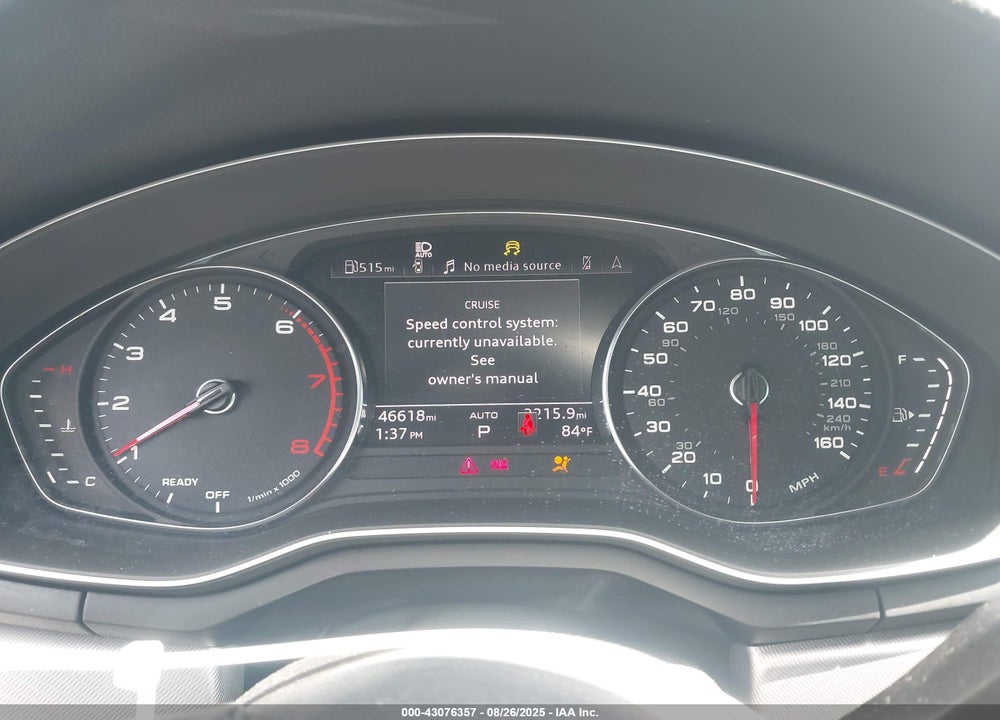2020 AUDI A5 PREMIUM 45 TFSI QUATTRO S TRONIC VIN: WAUSNAF53LA002775