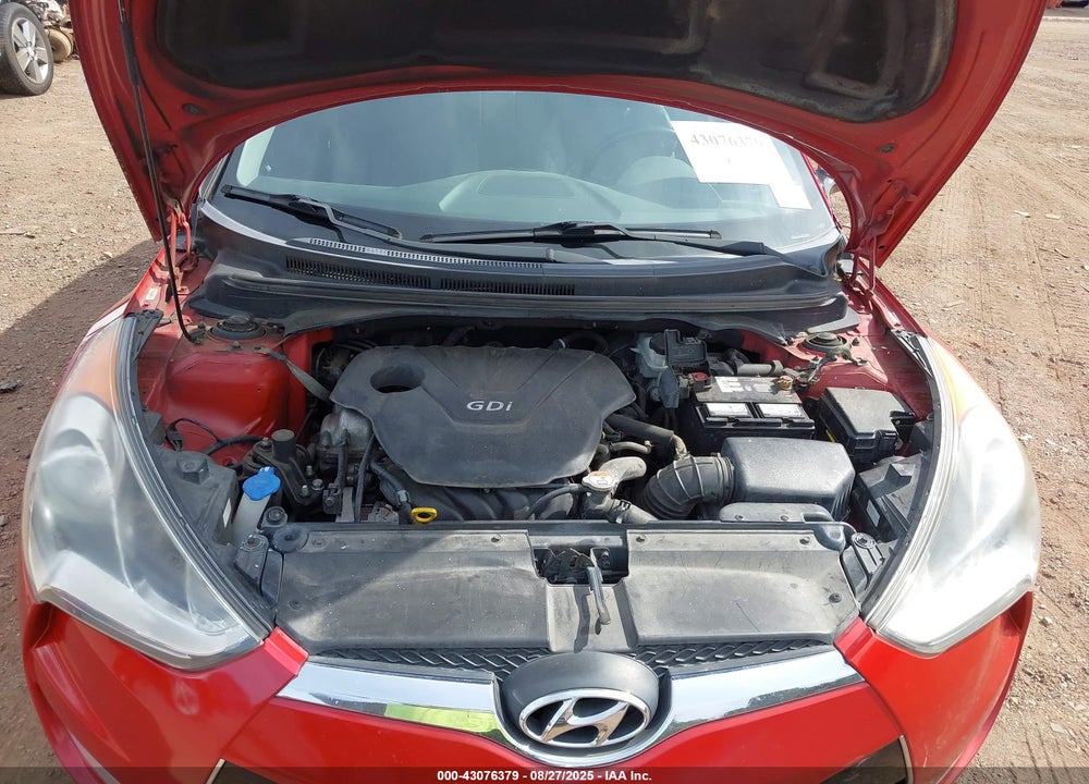2013 HYUNDAI VELOSTER VIN: KMHTC6AD3DU099707