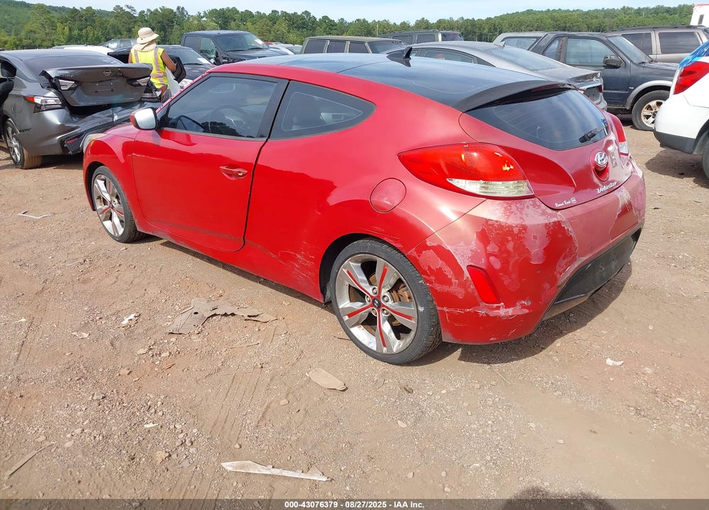 2013 HYUNDAI VELOSTER VIN: KMHTC6AD3DU099707