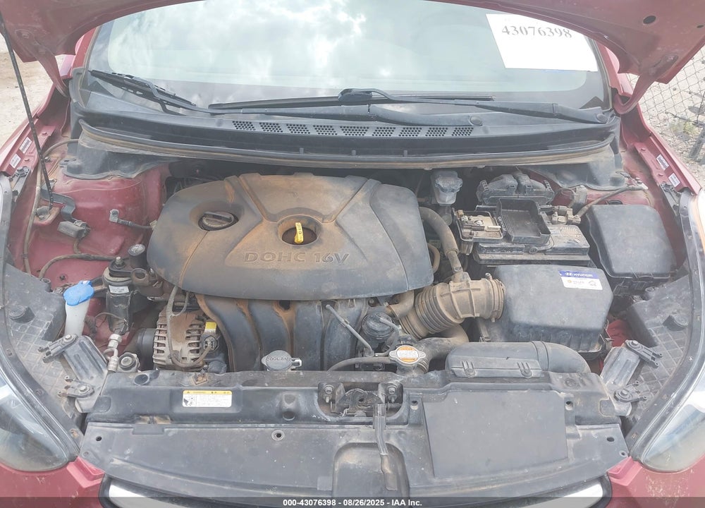 2011 HYUNDAI ELANTRA VIN: KMHDH4AE9BU093071
