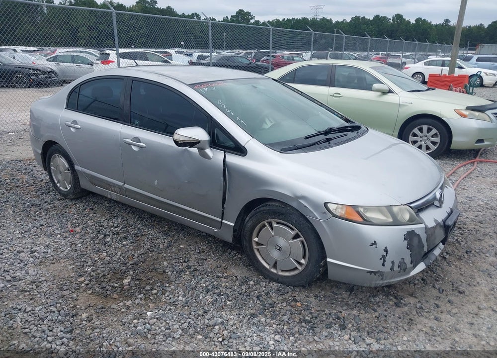 2008 HONDA CIVIC HYBRID VIN: JHMFA36268S026909